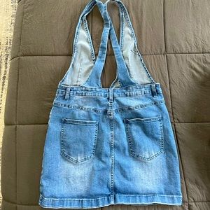 Blu Pepper - Day to Day skirt overalls. Size M